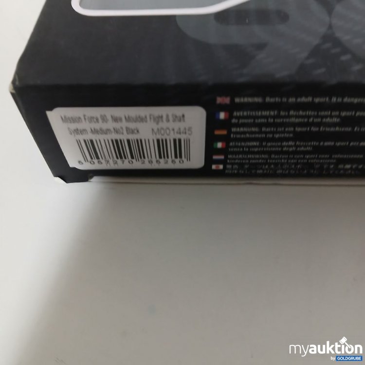 Artikel Nr. 918441: FORCE 90 Moulded Flight & Shaft System Mission-Nr. 1 Black