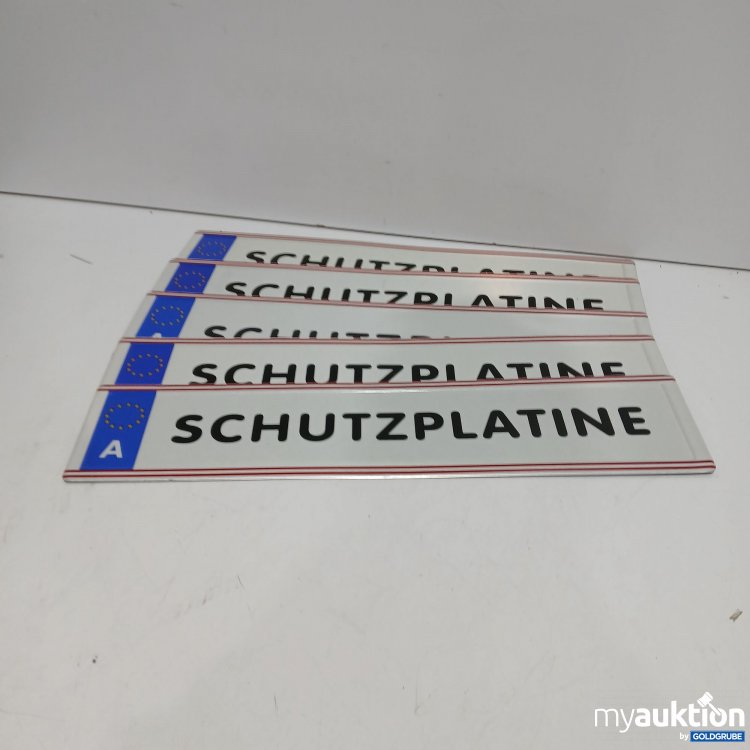 Artikel Nr. 954441: Kennzeichen "Schutzplatine" Set 5 Stück 