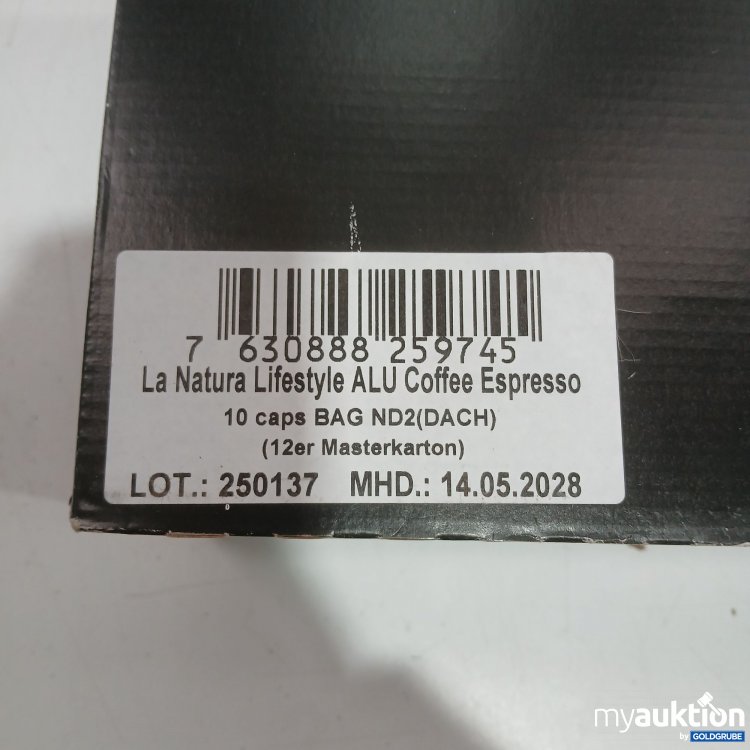 Artikel Nr. 973441: La Natura Lifestyle ALU Coffee Espresso 12x10 Kapseln 