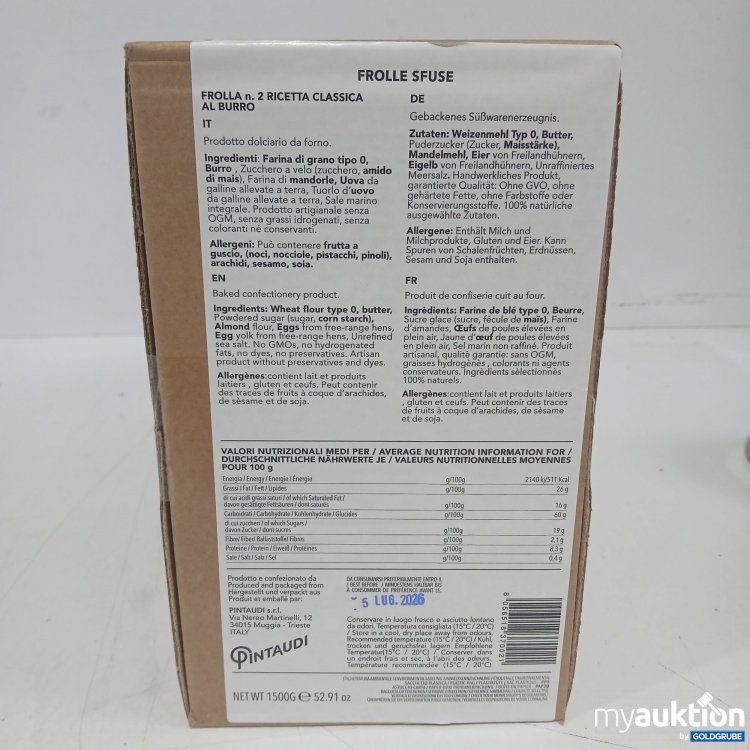 Artikel Nr. 982441 Artikel Nr. 982441: Pintaudi Frolle Sfuse Gebackenes Süssware 1500g