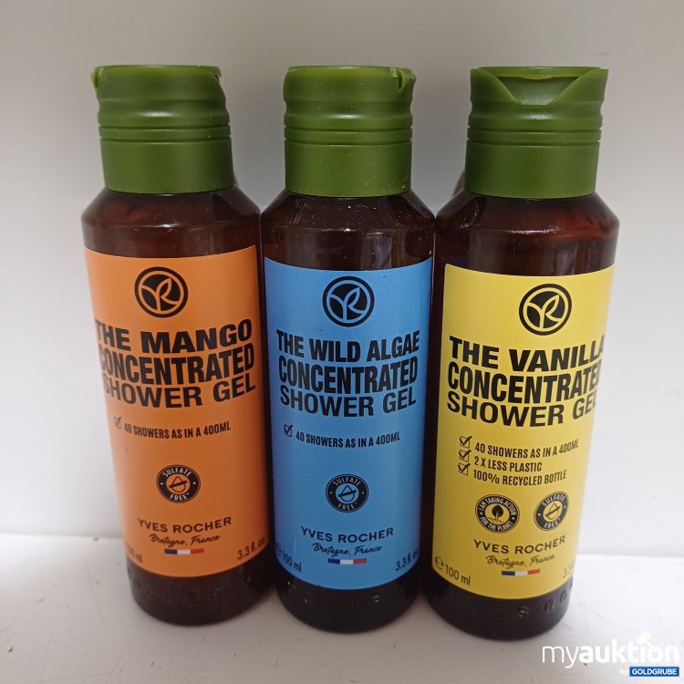Artikel Nr. 985441 Artikel Nr. 985441: Yves Rocher diverse Sorten konzentriertes Duschgel, 3x100ml