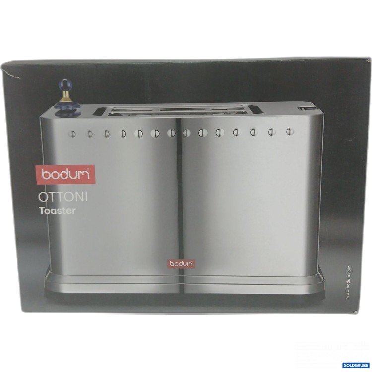Artikel Nr. 446442 Artikel Nr. 446442: Bodum Ottoni Toaster 12297 silber ca L 30cm, B 18cm, H 23,5cm