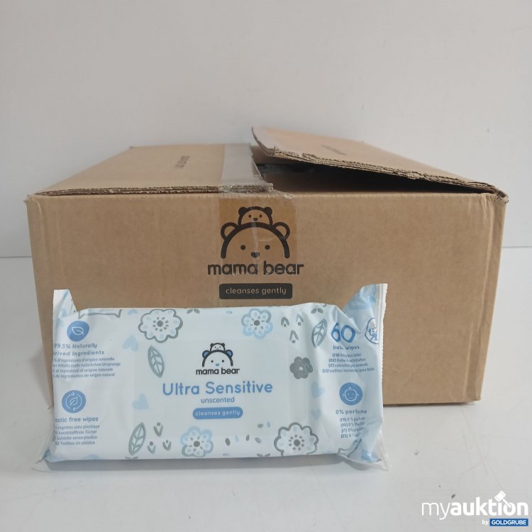 Artikel Nr. 855442: Mama Bear Ultra Sensitive Baby Wipes 18x60Stk