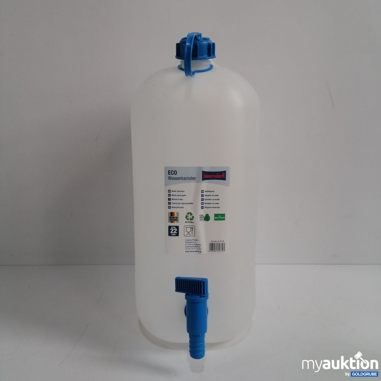 Artikel Nr. 860442: Hünersdorff ECO Wasserkanister 22L