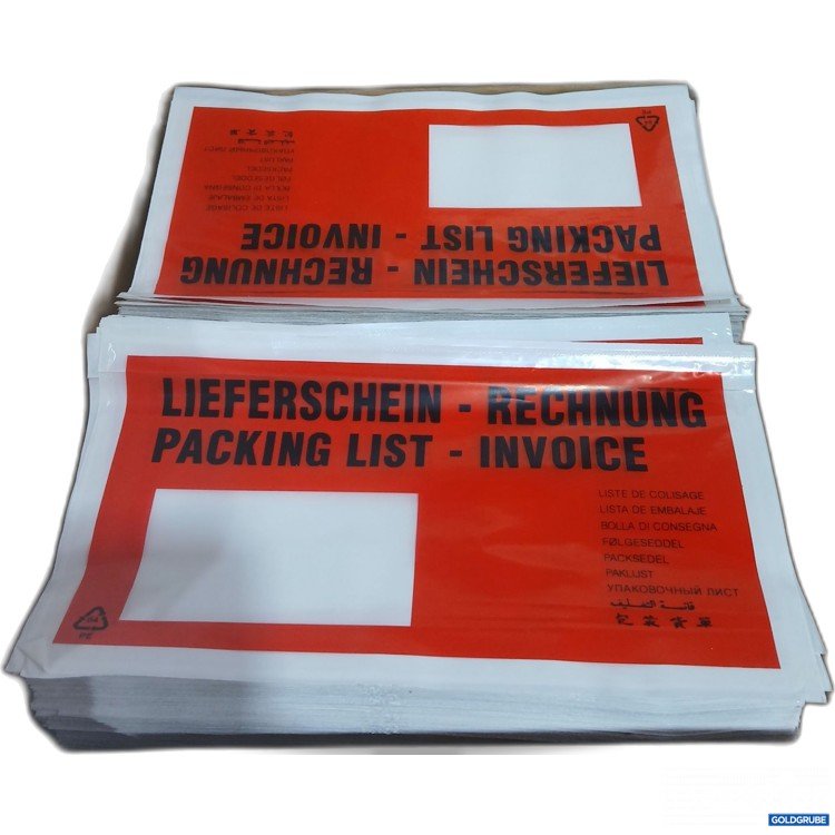 Artikel Nr. 956442: PE Lieferscheintaschen selbstklebend 1000Stk 