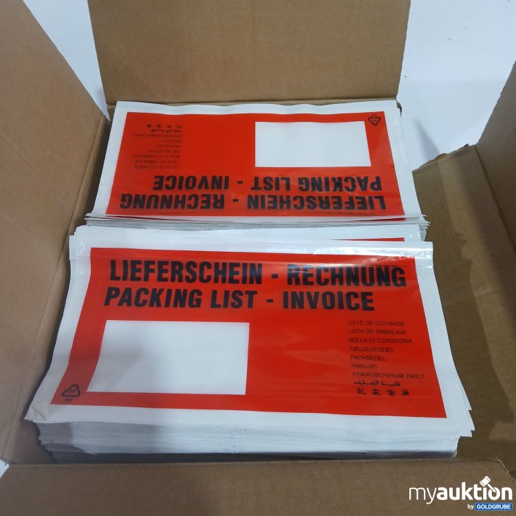 Artikel Nr. 956442: PE Lieferscheintaschen selbstklebend 1000Stk 