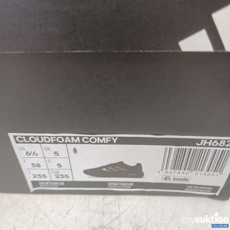 Artikel Nr. 957442: Adidas Cloudfoam Comfy Sport Schuhe Schwarz Gold Gr. 38
