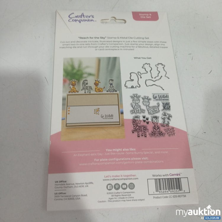 Artikel Nr. 996442: Crafter's companion stamp & die set reach for the sky 13Pcs 