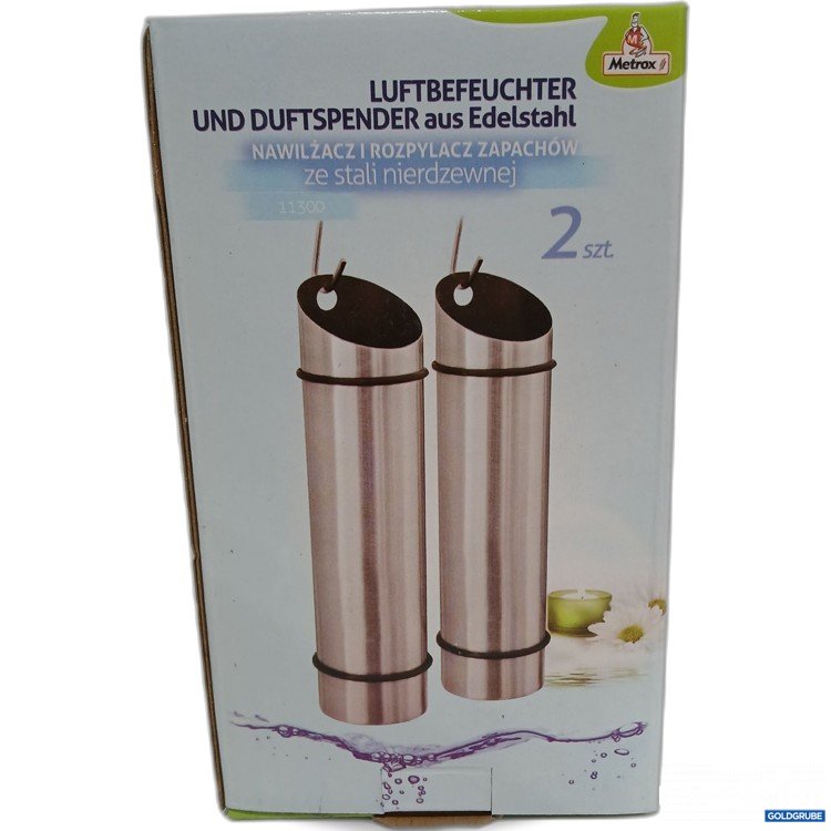 Artikel Nr. 441443: Metrox Luftbefeuchter und Duftspender aus Edelstahl 2stk 