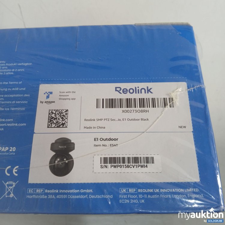 Artikel Nr. 461443 Artikel Nr. 461443: Reolink Kamera E1 Outdoor E540