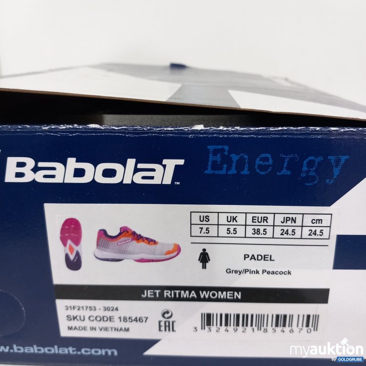 Artikel Nr. 467443 Artikel Nr. 467443: Babolat Padel Jet Ritma Women Schuhe g rey Pink Peacock