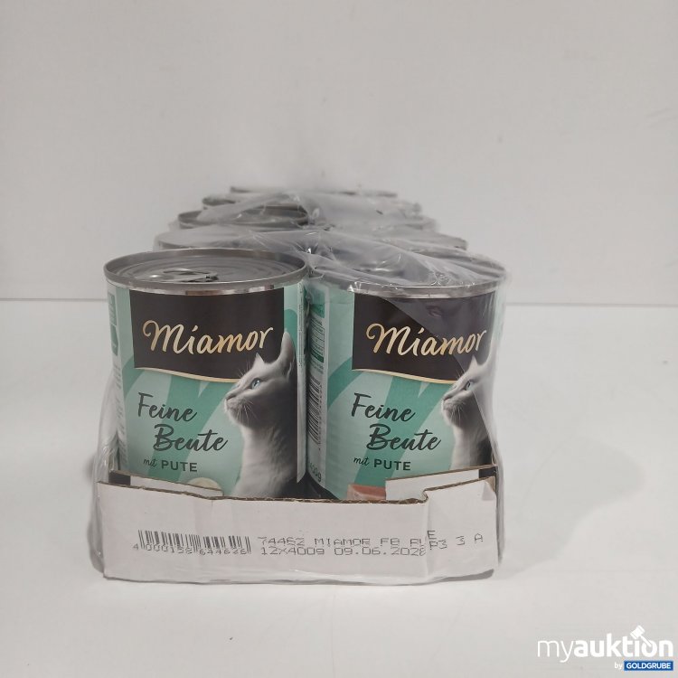 Artikel Nr. 845443: Miamor Katzenfutter Feine Beute mit Pute 12x400g
