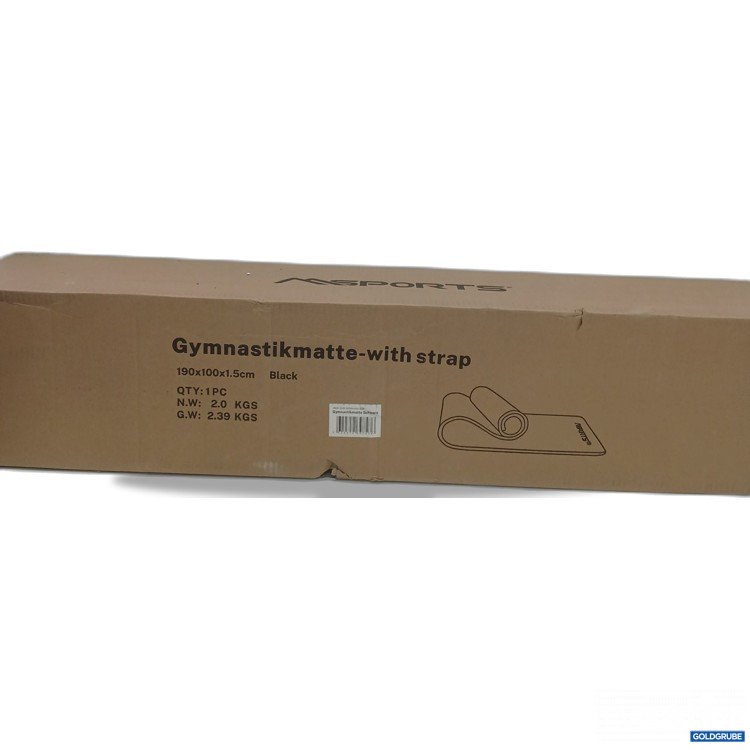 Artikel Nr. 971443: Sports Gymnastikmatte with Strap 190x100x1.5cm Black 