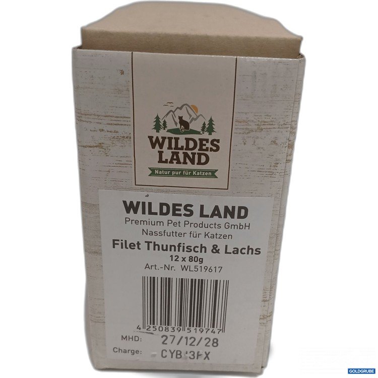 Artikel Nr. 980443 Artikel Nr. 980443: Wildes Land Filet Thunfish & Lachs 12x80g