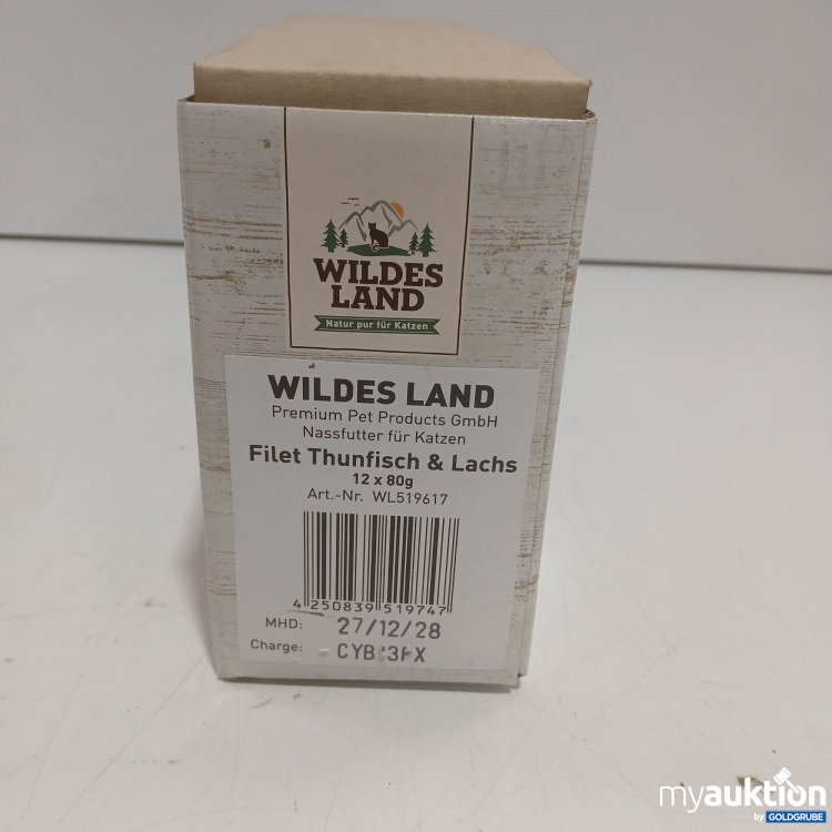Artikel Nr. 980443 Artikel Nr. 980443: Wildes Land Filet Thunfish & Lachs 12x80g
