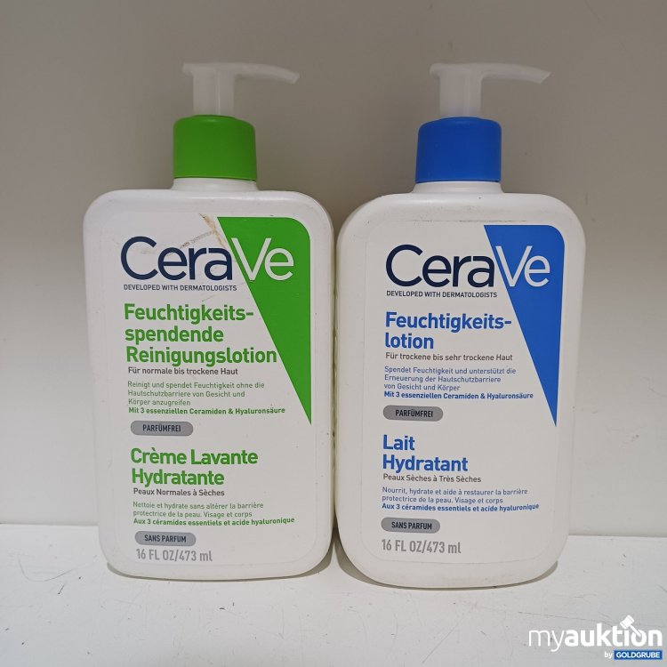 Artikel Nr. 987443 Artikel Nr. 987443: CeraVe Feuchtigkeitslotion und Reinigunslotion, 2x473ml