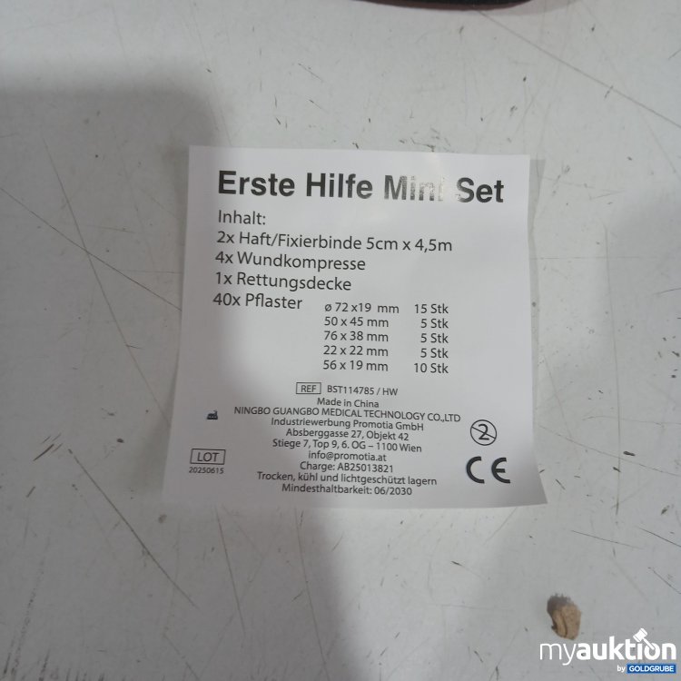 Artikel Nr. 992443 Artikel Nr. 992443: Erste Hilfe Mini Set