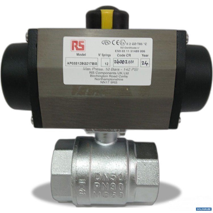 Artikel Nr. 441444: RS Pneumatisch betätigtes Kugelventil AP03S12BG217BIS 