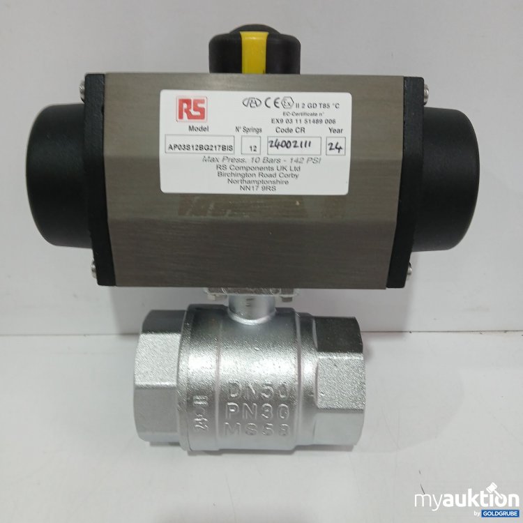 Artikel Nr. 441444: RS Pneumatisch betätigtes Kugelventil AP03S12BG217BIS 