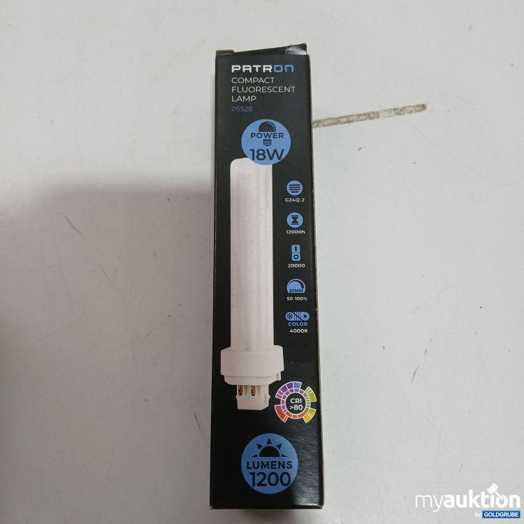 Artikel Nr. 443444: PATRON Compact Fluorescent Lamp 18W 05528 