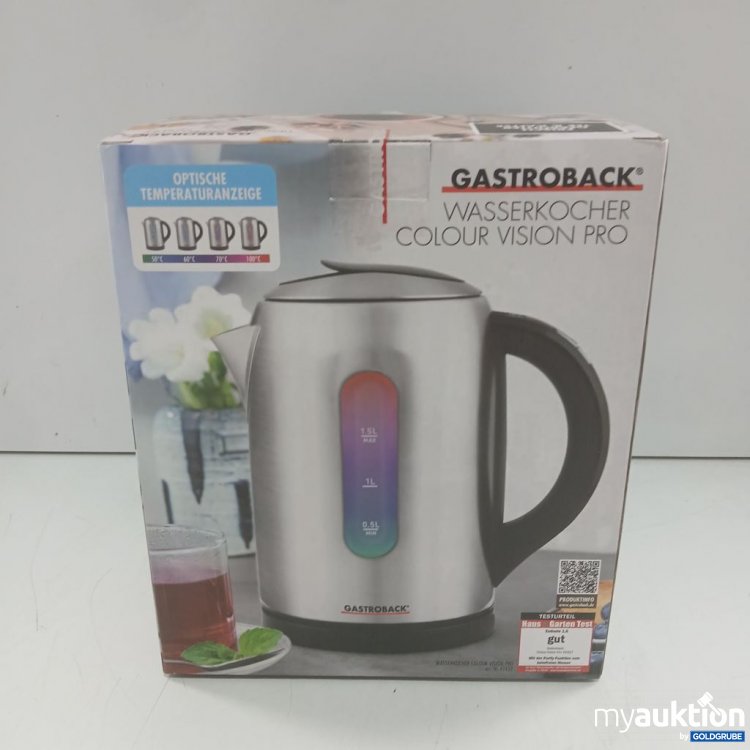 Artikel Nr. 447444 Artikel Nr. 447444: Gastroback Wasserkocher Colour Vision Pro 1.5l