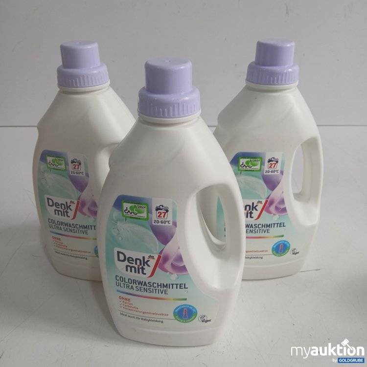 Artikel Nr. 460444 Artikel Nr. 460444: Denk mit Colorwaschmittel Ultra Sensitive je 1,5L