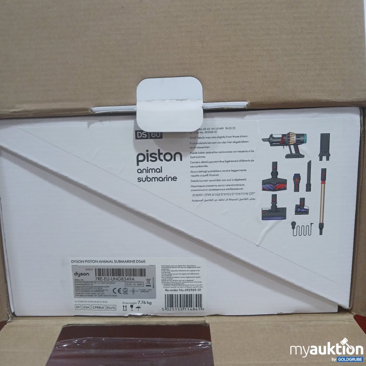 Artikel Nr. 465444 Artikel Nr. 465444: Dyson Piston animal submarine DS60 7RE-EU-UNG8349A