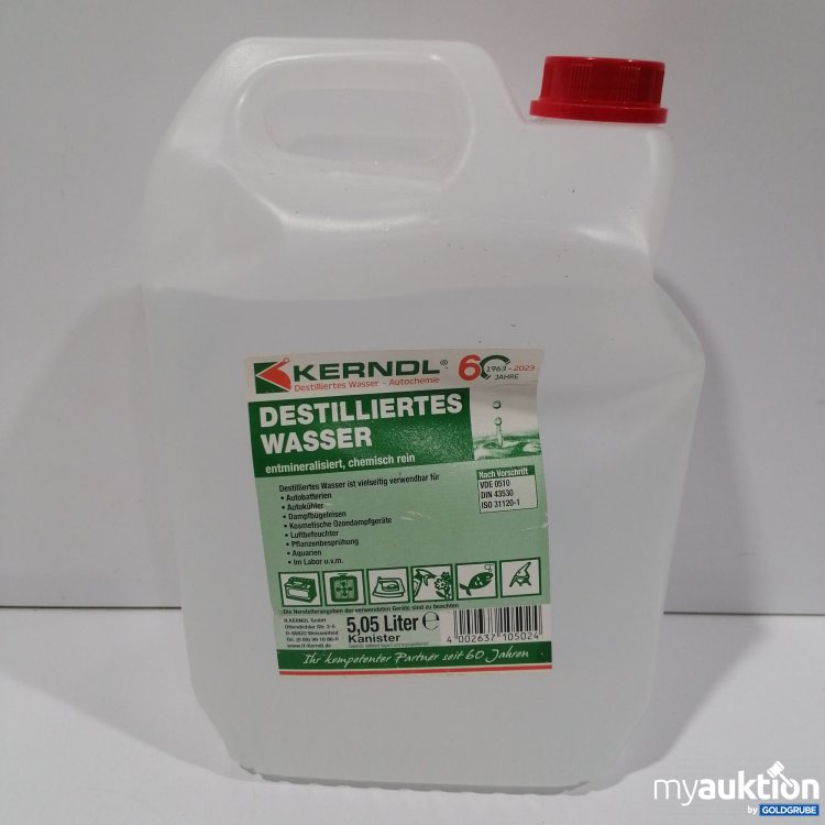 Artikel Nr. 892444: Kerndl Destilliertes Wasser 5,05L
