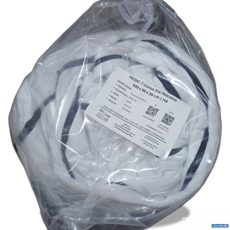 Artikel Nr. 977444 Artikel Nr. 977444: Medic 7-Zonen TFK-Matratze 200x90x20cm H4