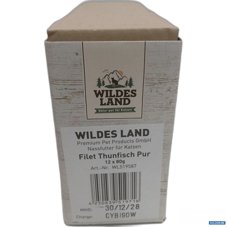 Artikel Nr. 980444: Wildes Land Filet Thunfish Pur 12x80g 