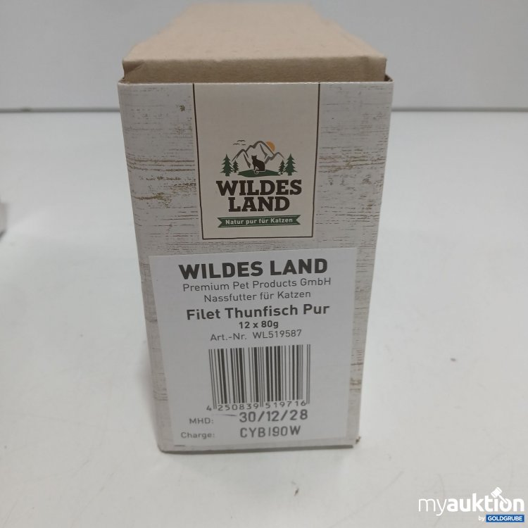 Artikel Nr. 980444: Wildes Land Filet Thunfish Pur 12x80g 