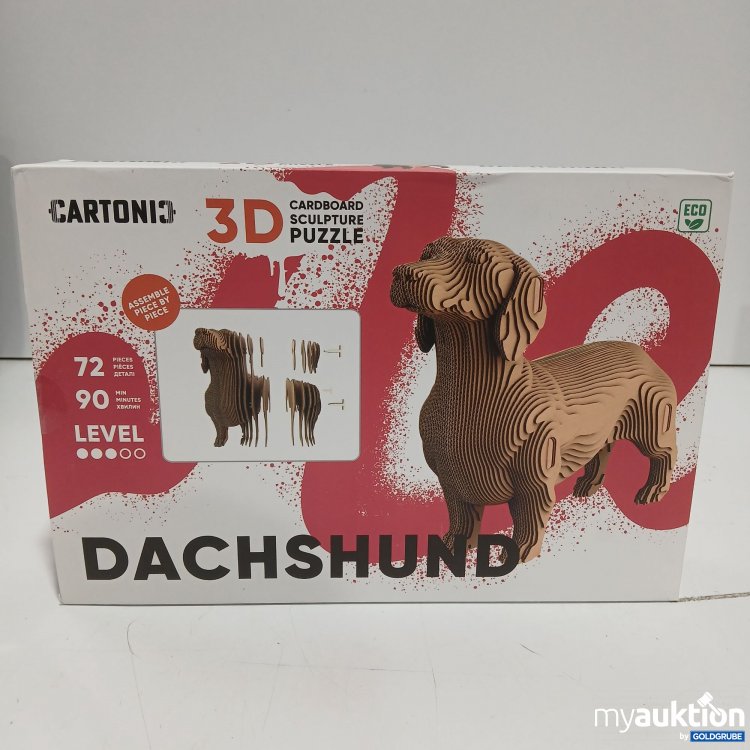 Artikel Nr. 443445: Cartonic 3D Puzzle Dachshund 72 Pieces 