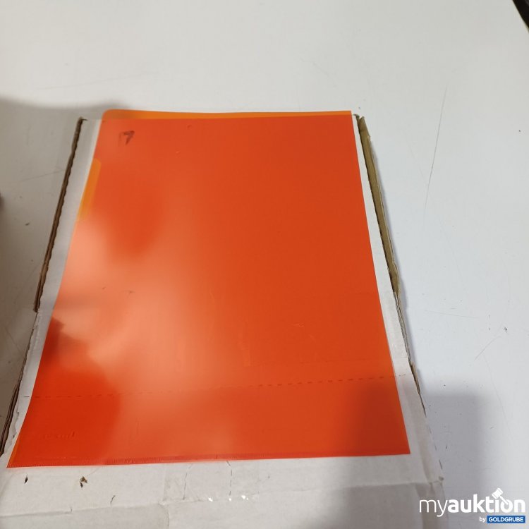 Artikel Nr. 464445 Artikel Nr. 464445: Oracal 651 Folie orange 30x30cm Klarsichtshüllen 100 Stück