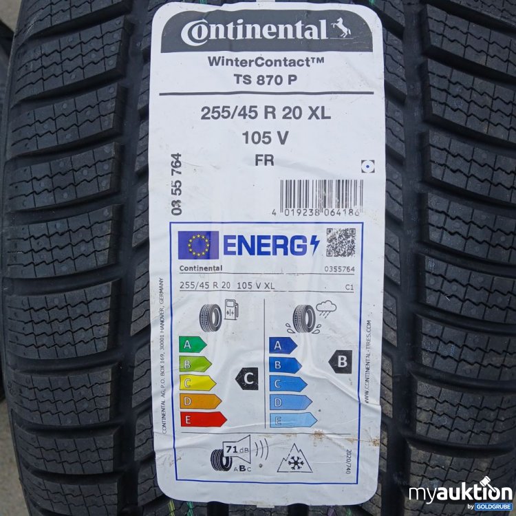 Artikel Nr. 523445: Continental WinterContact TS 870 P 255/45 R 20 XL