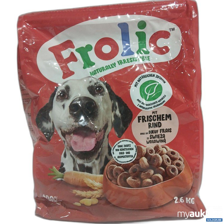 Artikel Nr. 882445: Frolic Hundefutter mit frischem Rind 2,6kg 