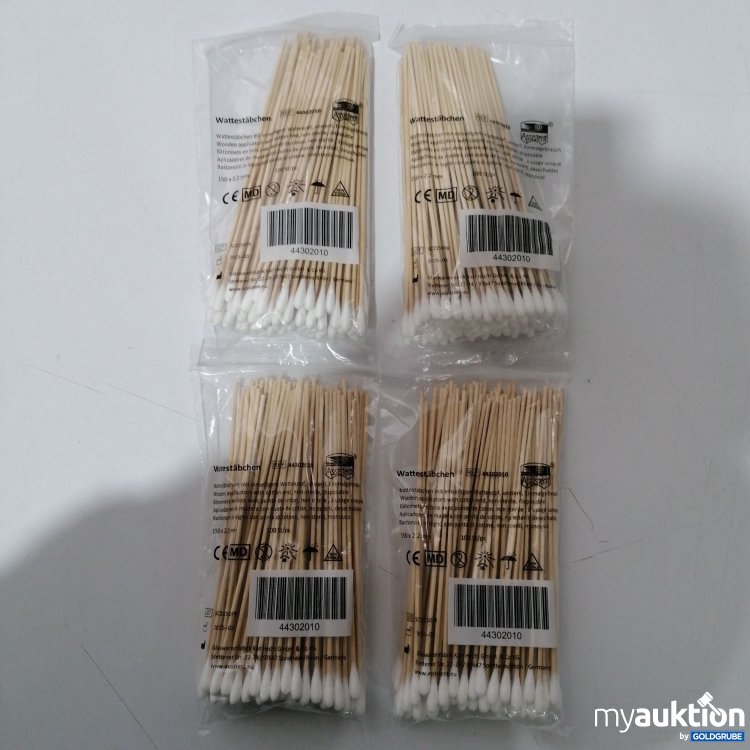 Artikel Nr. 890445: Assistent Wattestäbchen 4x100Stk 150x2,2mm