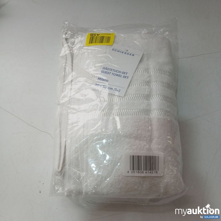 Artikel Nr. 933445: SCHIESSER Gästetuch-Set Milano 30x50 cm (5x)
