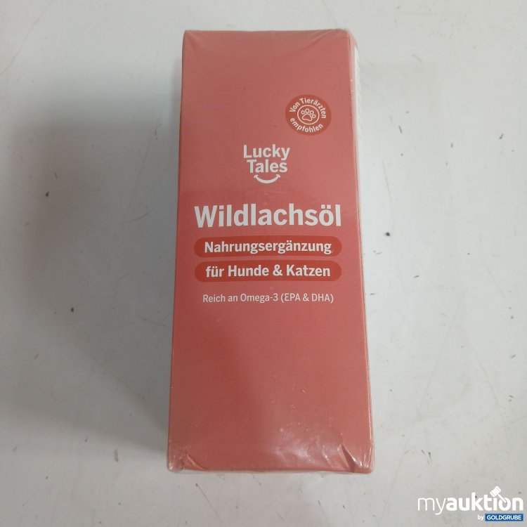 Artikel Nr. 981445: Lucky Tales Wildlachsöl für Hunde & Katzen 236ml 