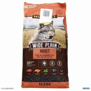 Artikel 470445: Wolf of Wilderness Wide Plain Adult Pferd mit Süßkartoffeln 12,5 kg