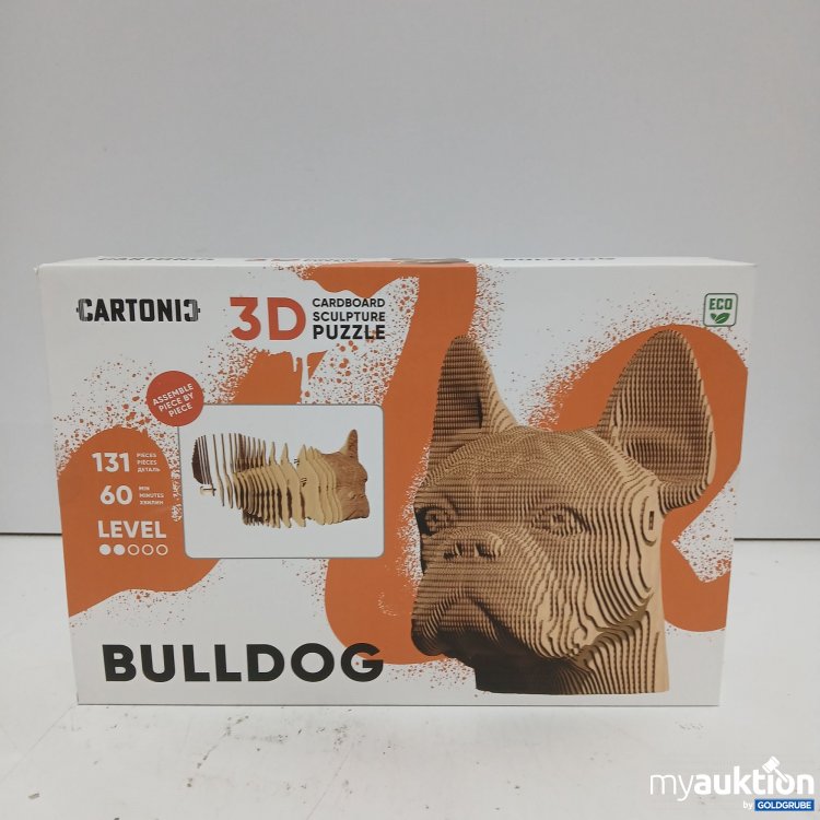 Artikel Nr. 443446: Cartonic 3D Puzzle Bulldog 131 Pieces 