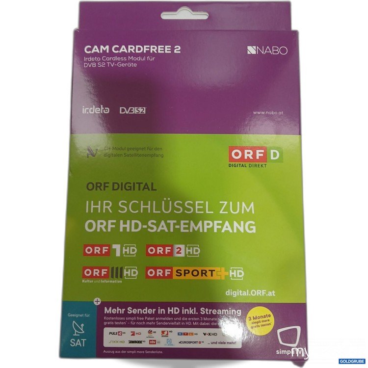 Artikel Nr. 445446: Nabo Cam Cardfree 2, Cardless Modul für DVB S2 TV-Geräte