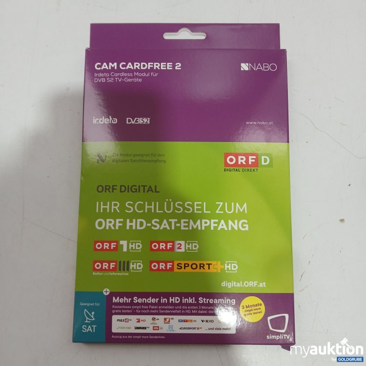 Artikel Nr. 445446: Nabo Cam Cardfree 2, Cardless Modul für DVB S2 TV-Geräte