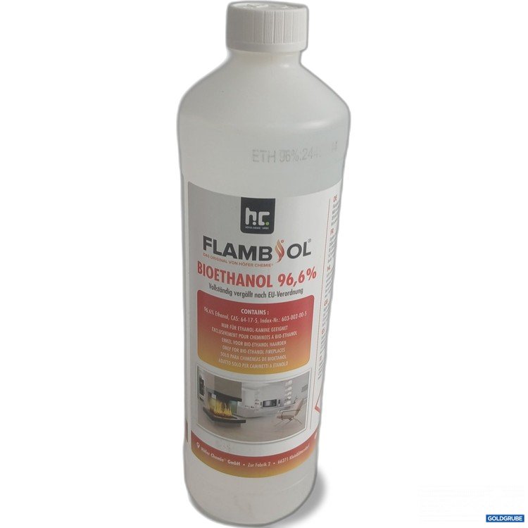 Artikel Nr. 460446 Artikel Nr. 460446: HC Flambol Bioethanol 96,6% 1L