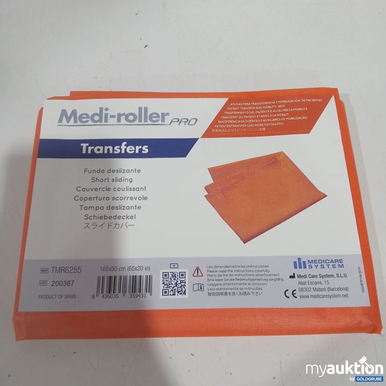 Artikel Nr. 524446 Artikel Nr. 524446: Medi-Roller Pro Transfers Schiebedeckel 165x50cm