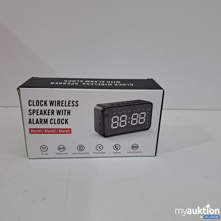 Artikel Nr. 802446 Artikel Nr. 802446: Clock Wireless speaker with Alarm Clock