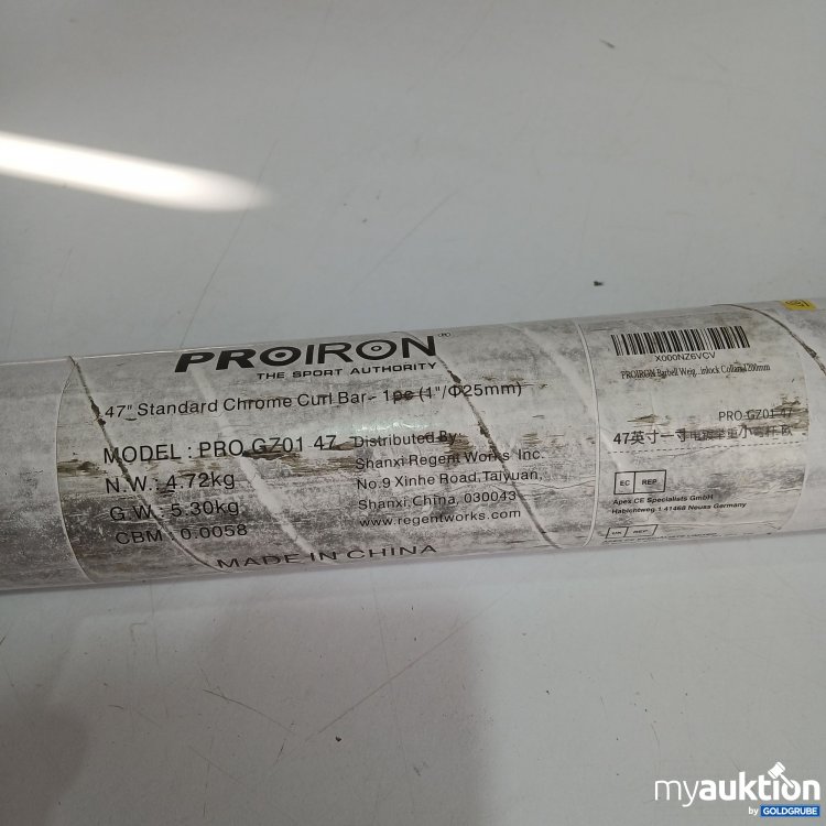 Artikel Nr. 805446 Artikel Nr. 805446: Proiron 47" Standard Chrome Curl Bar