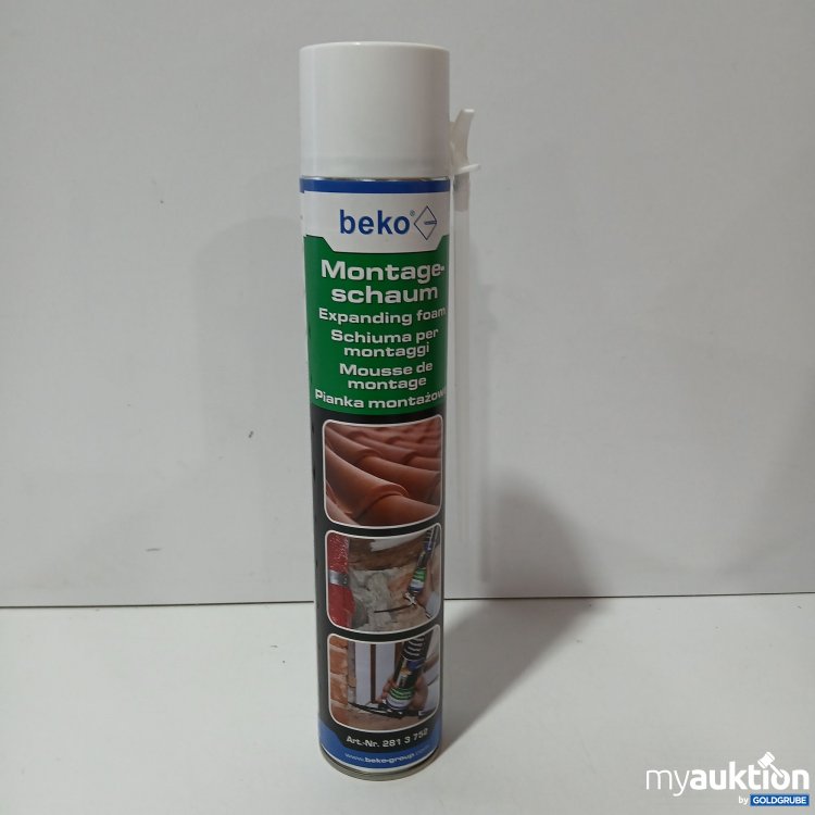Artikel Nr. 858446 Artikel Nr. 858446: Beko Montageschaum 750ml