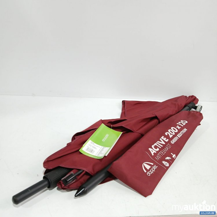 Artikel Nr. 865446: Doppler Sonnenschirm Green Edition 200×120 bordeaux