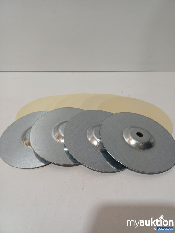 Artikel Nr. 888446 Artikel Nr. 888446: Diverse Beilagscheiben, Metall d.10cm 4Stk, Gummi 11cm 8Stk