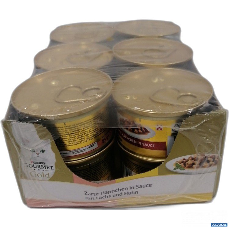 Artikel Nr. 896446: Purina Gourmet Gold Zarte Häppchen in Sauce mit Lachs und Huhn  12x85g
